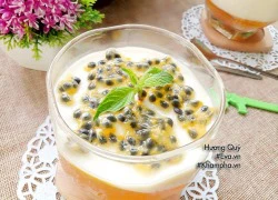 [Chế biến] - Panna cotta chanh dây chuẩn vị, ăn đã miệng mùa hè