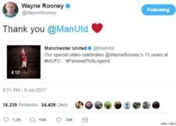 Rooney đăng một loạt ảnh tri ân Man Utd