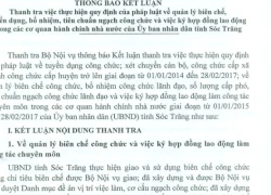 Sóc Trăng "dính" hàng loạt vi phạm trong bổ nhiệm, tuyển dụng cán bộ