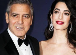 Tài tử George Clooney và vợ lần đầu xuất hiện cùng cặp sinh đôi