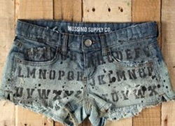 Tự chế quần short denim mùa hè sành điệu