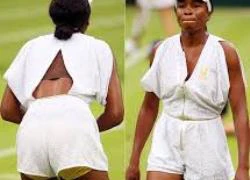 Venus, Serena Williams mặc hớ hênh, khó hiểu nhất Wimbledon