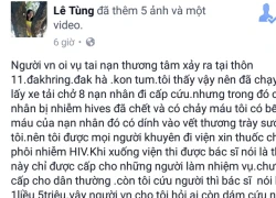 Vụ 2 xe khách tông nhau ở Kon Tum: Cấp thuốc chống phơi nhiễm HIV miễn phí