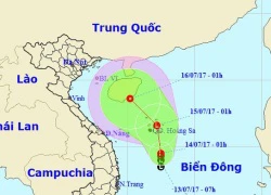 Vùng áp thấp trên Biển Đông đang có xu hướng mạnh lên