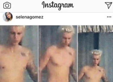 Hacker chơi khăm đăng ảnh Justin Bieber nude lên Instagram của tình cũ