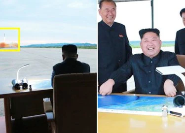 Thị sát phóng tên lửa, Kim Jong-un lộ vị trí trước mắt Mỹ?