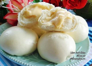 [Chế biến] - Tự làm bánh bao nhân phô mai chảy siêu hot cho cả nhà ăn sáng