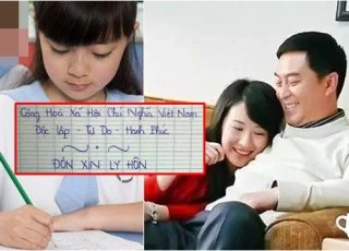 Biết bố ngoại tình, cô bé 12 tuổi giấu mẹ lén viết đơn ly hôn để thử lòng bố và cái kết ai cũng há hốc mồm