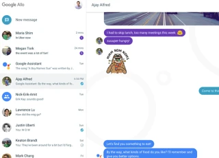 Ứng dụng nhắn tin Google Allo cập bến trình duyệt web