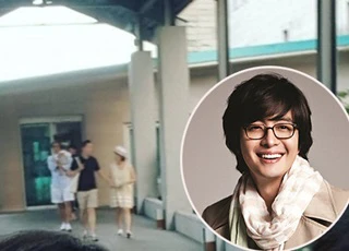 Vợ chồng Bae Yong Joon và con trai lần đầu cùng nhau lộ diện