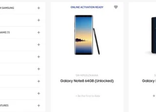 Galaxy Note 8 bất ngờ xuất hiện trên website của Samsung