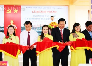 Nguyên Chủ tịch nước Trương Tấn Sang khánh thành khu di tích Căn cứ Xứ ủy Nam bộ