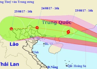 Bão Hato vào Biển Đông, miền Bắc sắp có mưa lớn