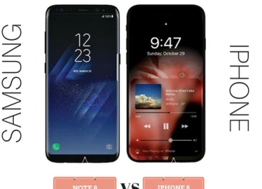 iPhone 8 và Galaxy Note 8 trước giờ quyết đấu