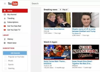 YouTube bổ sung 'Breaking news' vào trang chủ và ứng dụng di động