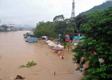 Ngập úng nghiêm trọng tại thành phố Hà Giang