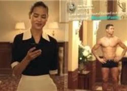 C. Ronaldo lộ hình ảnh mặc quần lót trong video quảng cáo