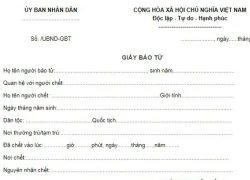 Nhiều địa phương lúng túng với thủ tục giấy báo tử