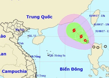 Áp thấp nhiệt đới trên Biển Đông nhiều khả năng mạnh lên thành bão