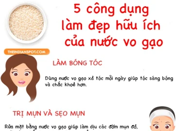 5 mẹo làm đẹp đơn giản mà hiệu quả với nước vo gạo