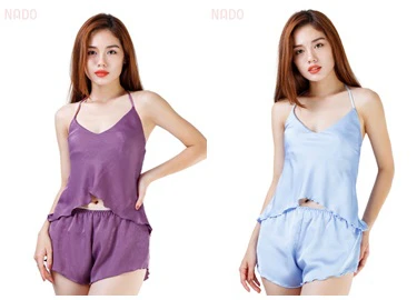 Bộ short cổ yếm HISEXY viền lai cá tính B298 SID65276