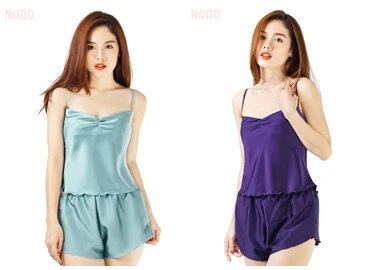 Bộ short hai dây nhún ngực V296 SID65352