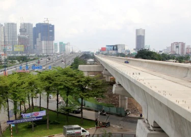 Tháng 10 sẽ lắp ray tuyến metro Bến Thành Suối Tiên