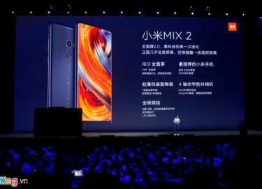 Apple Trung Quốc ra mắt Mi Mix 2, giá từ 500 USD