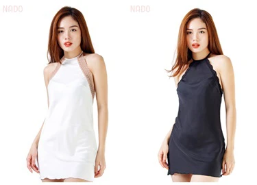 Đầm ngủ phi HISEXY cổ yếm nữ tính V277 SID65318