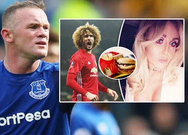 Gái lạ "bay đêm" cùng Rooney từng cặp Fellaini