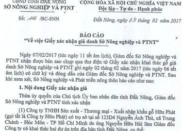 "Giám đốc doanh nghiệp" giả chữ ký giám đốc Sở để... khất nợ