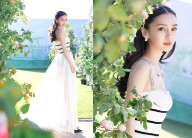 Váy áo khoe sắc 'gái một con' của Angelababy