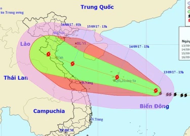 Công điện của Thủ tướng khẩn cấp ứng phó bão số 10