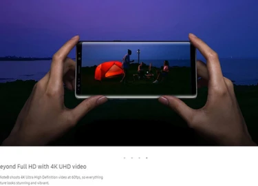 Samsung nâng cấp quay video cho Note 8 để đối đầu iPhone X