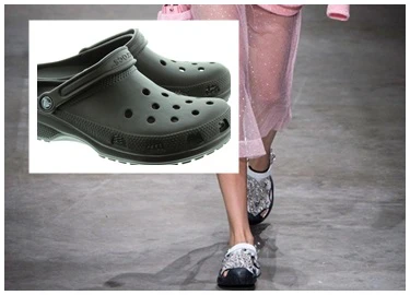 Christopher Kane biến dép Crocs bình dân thành giày cao cấp