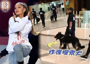 Ariana Grande diễn ở Hong Kong: Cảnh sát, chó nghiệp vụ được huy động