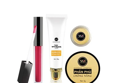 Combo make up MH Natural Skincare CBMK06 son hồng cam SID66009