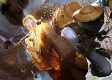 LMHT: Riot bất ngờ ra mắt Ảnh Nền siêu đẹp của Singed Ong Thợ, chỉnh sửa Janna