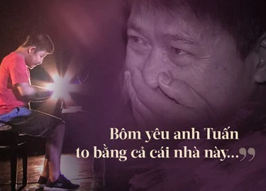 Rơi lệ vì câu nói của Bôm - con trai Quốc Tuấn: "Bôm yêu anh Tuấn to bằng cả cái nhà này..."