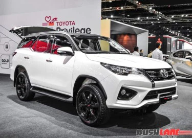 Toyota Fortuner bản thể thao giá tương đương 1 tỷ đồng tại Ấn Độ