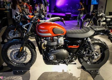 Triumph Street Scrambler giá 365 triệu đồng tại Việt Nam