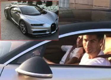 C. Ronaldo khoe 'quái thú' Bugatti Chiron