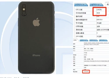 iPhone X có RAM 3 GB, pin lớn