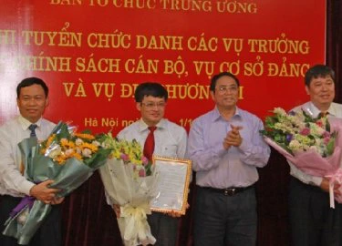 Ban Tổ chức TƯ chọn được 3 vụ trưởng qua thi tuyển