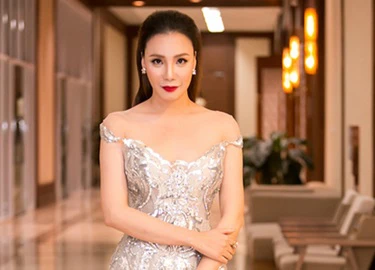 Hồ Quỳnh Hương lộng lẫy trên thảm đỏ Gala 20 năm Sao Mai