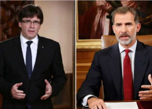 Lãnh đạo Catalonia chỉ trích vua Tây Ban Nha