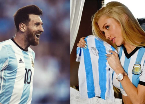 Nữ ca sĩ cổ vũ Messi giành vé World Cup