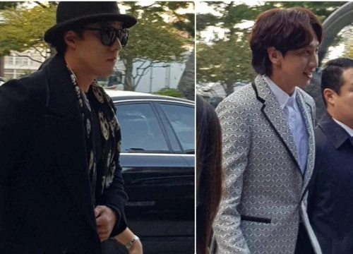 Lee Kwang Soo, So Ji Sub đi cổng riêng, nhanh chóng tiến vào khu vực đám cưới