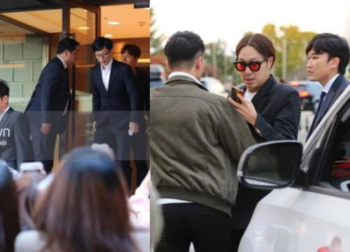 Độc quyền từ Hàn Quốc: Dàn sao Running Man, So Ji Sub cùng loạt sao hạng A vội vã ra về giữa đám cưới thế kỷ Song Song