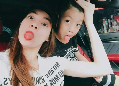 Hồ Ngọc Hà nhắng nhít bên con trai Subeo trên xe 7 tỷ mới tậu